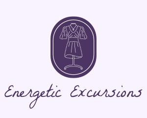 Purple Dress Mannequin logo design