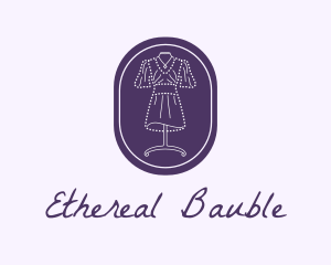 Purple Dress Mannequin logo design