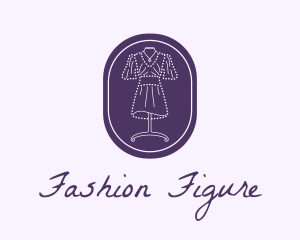 Purple Dress Mannequin logo design