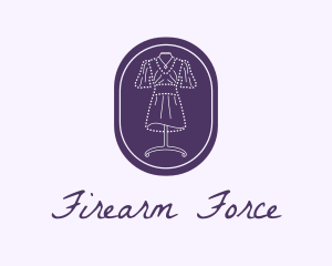 Purple Dress Mannequin logo design