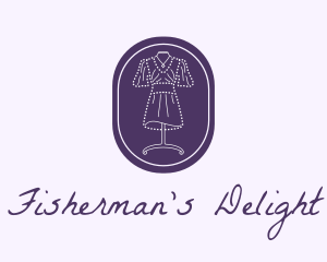 Purple Dress Mannequin logo design