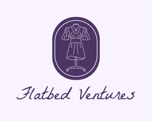 Purple Dress Mannequin logo design