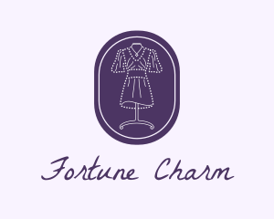 Purple Dress Mannequin logo design