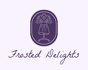 Purple Dress Mannequin logo design