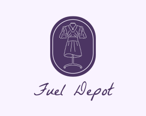 Purple Dress Mannequin logo design