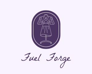 Purple Dress Mannequin logo design