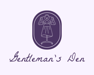 Purple Dress Mannequin logo design