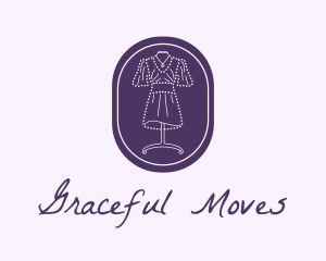 Purple Dress Mannequin logo design