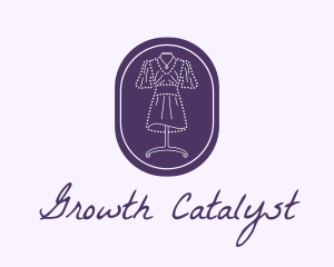 Purple Dress Mannequin logo design