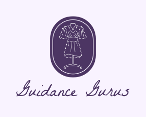 Purple Dress Mannequin logo design