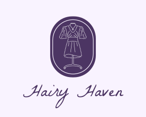 Purple Dress Mannequin logo design