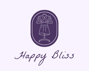 Purple Dress Mannequin logo design