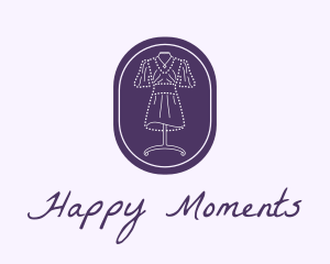 Purple Dress Mannequin logo design