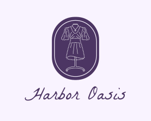 Purple Dress Mannequin logo design