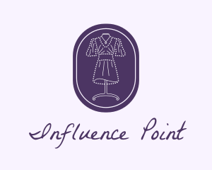 Purple Dress Mannequin logo design