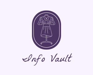 Purple Dress Mannequin logo design