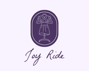 Purple Dress Mannequin logo design