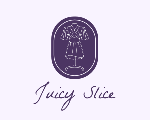 Purple Dress Mannequin logo design