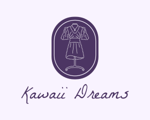 Purple Dress Mannequin logo design