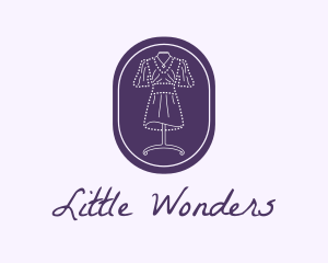 Purple Dress Mannequin logo design