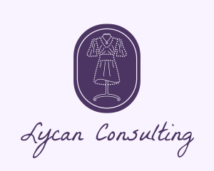 Purple Dress Mannequin logo design