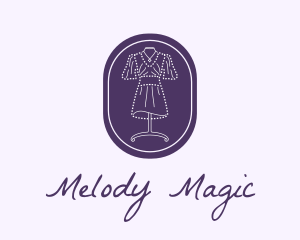 Purple Dress Mannequin logo design