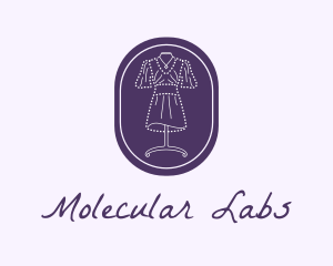 Purple Dress Mannequin logo design