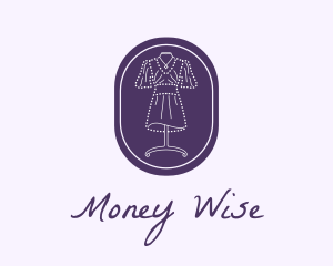 Purple Dress Mannequin logo design