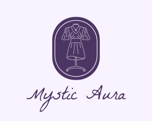 Purple Dress Mannequin logo design