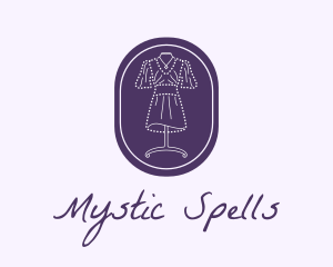 Purple Dress Mannequin logo design