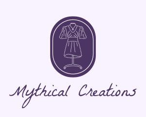 Purple Dress Mannequin logo design