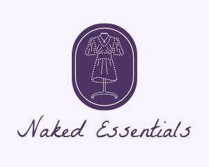 Purple Dress Mannequin logo design