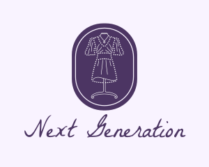 Purple Dress Mannequin logo design