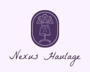 Purple Dress Mannequin logo design