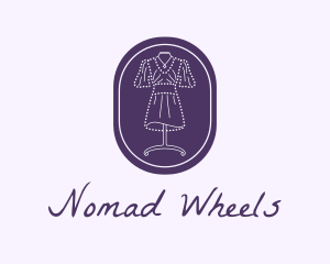 Purple Dress Mannequin logo design