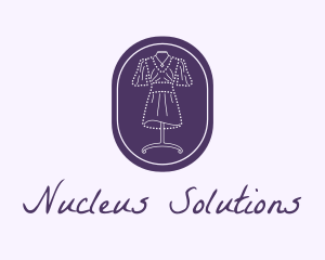 Purple Dress Mannequin logo design