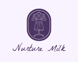 Purple Dress Mannequin logo design