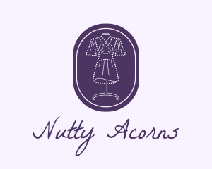 Purple Dress Mannequin logo design