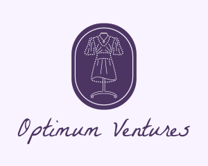 Purple Dress Mannequin logo design