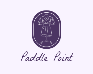 Purple Dress Mannequin logo design