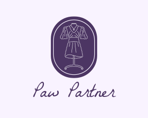 Purple Dress Mannequin logo design