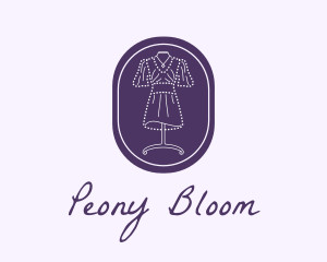 Purple Dress Mannequin logo design