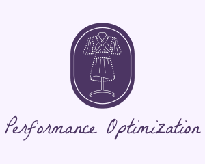 Purple Dress Mannequin logo design