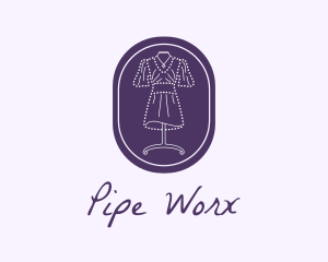 Purple Dress Mannequin logo design