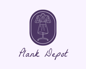 Purple Dress Mannequin logo design