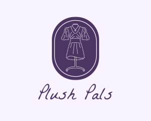 Purple Dress Mannequin logo design