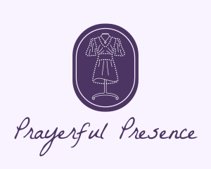 Purple Dress Mannequin logo design