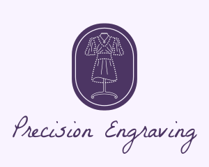 Purple Dress Mannequin logo design