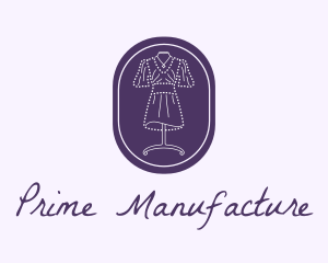 Purple Dress Mannequin logo design