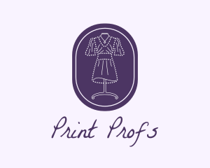 Purple Dress Mannequin logo design